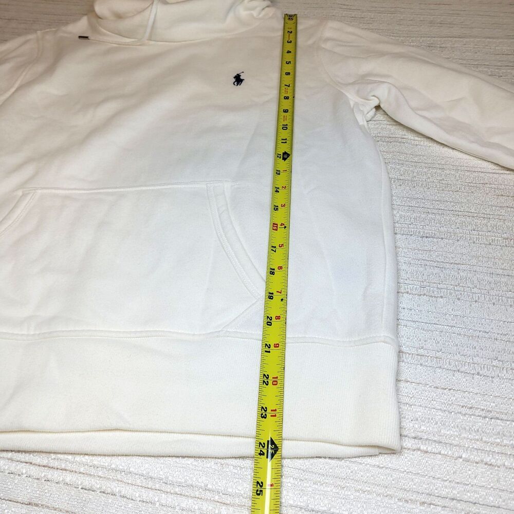 Polo Ralph Lauren Women’s White Turtleneck Cowl Neck Sweatshirt Sz XS/TP - Picture 13 of 13